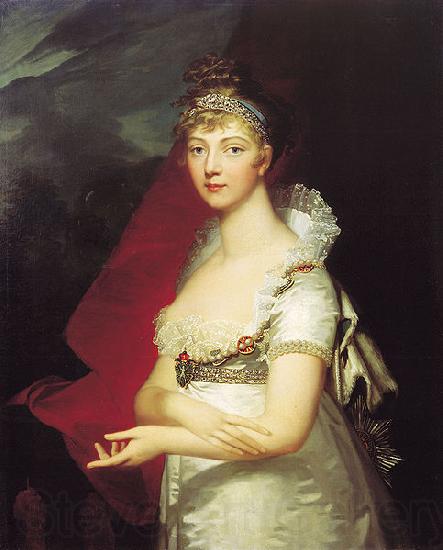 Jean-Laurent Mosnier German born Princess Louise of Baden Spain oil painting art
